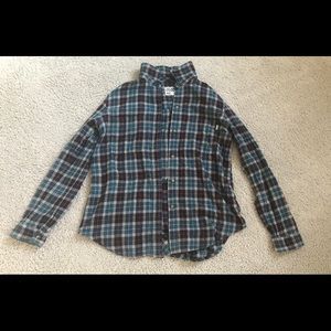 Vans medium red, black & blue flannel